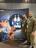 ��as� pr�slu�n�kov Vojenskej pol�cie na medzin�rodnom semin�ri kynol�gov K9