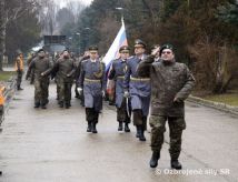 Slávnostná rozlúčka s príslušníkmi OS SR pred ich odchodom do operácie