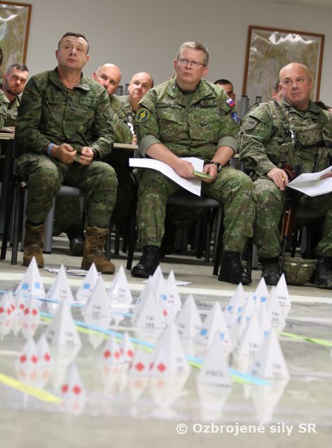 Nácvik organizácie súčinnosti divízie