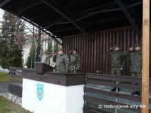 Sl�vnostn� rozl��ka s pr�slu�n�kmi DCM-C v Ru�omberku pred odchodom do oper�cie ISAF