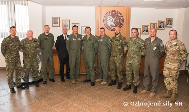 Návšteva delegácie z Národnej gardy štátu Indiana