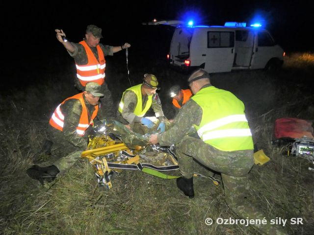 Príslušníci 81. krídla Sliač precvičovali činnosť PPZS