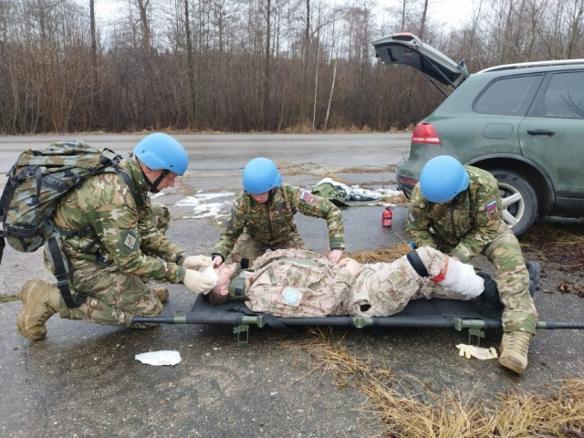 Výcvik príslušníkov nasadených do operácie UNFICYP v 7. výcvikovom pluku Martin